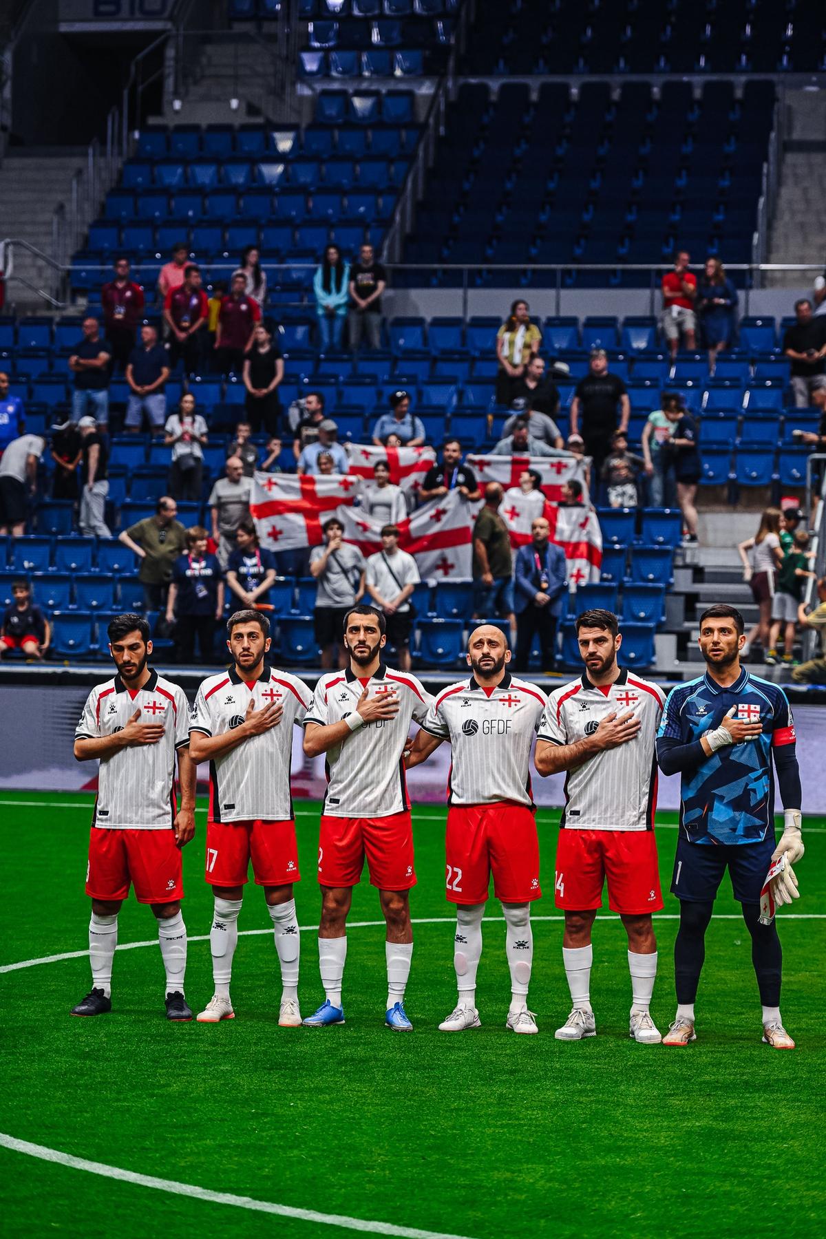România termină pe primul loc grupa la Europeanul de minifotbal » Demonstrație de forță contra Georgiei
