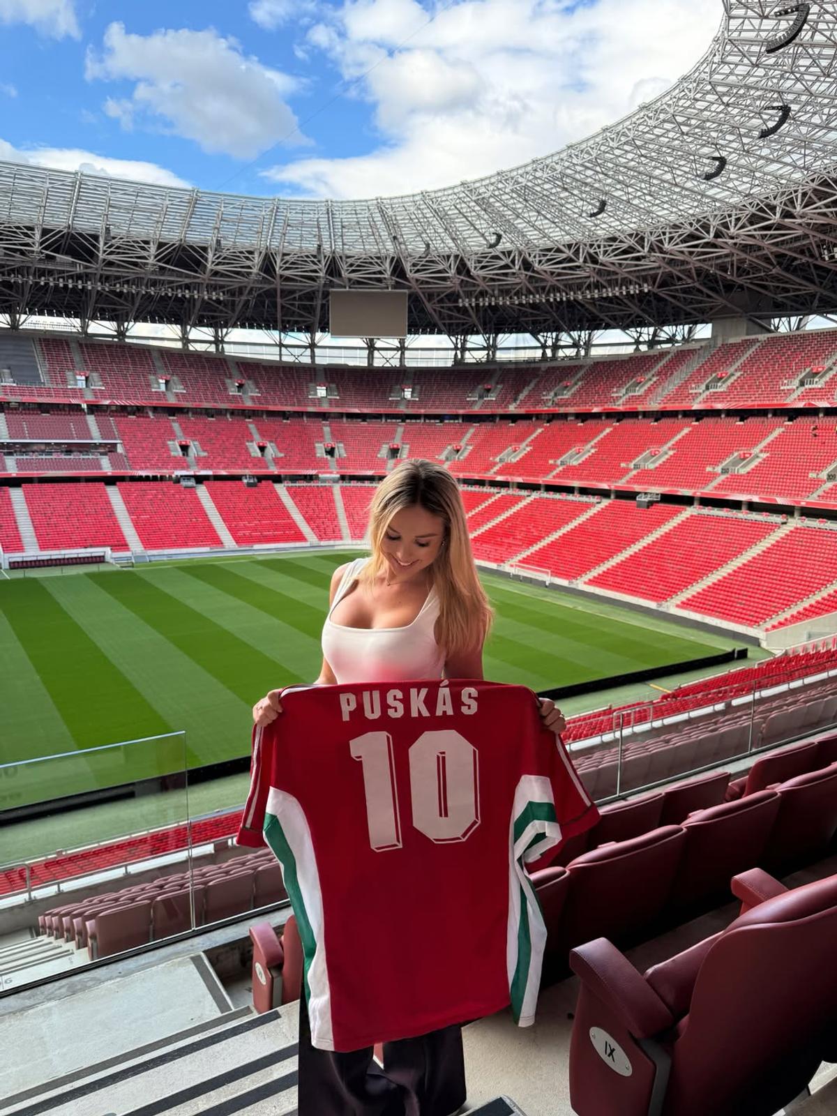 Ane, strănepoata lui Ferenc Puskas/ Foto: Instagram