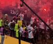 Imaginile cenzurate de UEFA la televizor! » Haos total după golul lui Dembélé: poliția a intrat în forță pe stadion. Foto: Andrei Crăițoiu (GSP.RO)