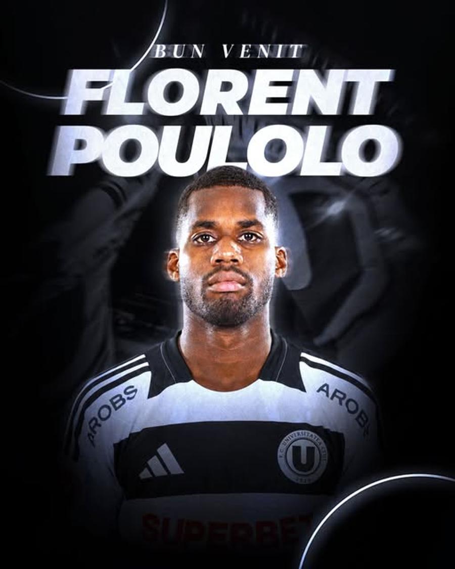 Florent Poulolo a semnat! Al treilea transfer al verii pentru cel mai grăbit club din Superliga