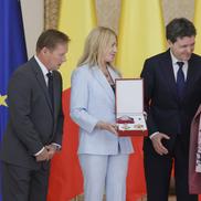 Nadia Comăneci, decorată cu Ordinul Naţional „Steaua României
