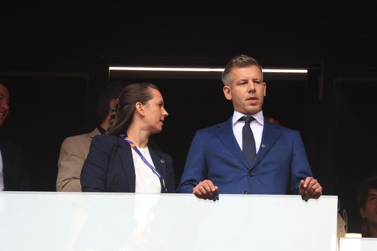 Péter Magyar la PSG - Arsenal / FOTO: Ionuț Iordache (GSP.ro)