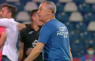 POLI IAȘI - HERMANNSTADT 2-3. Mircea Rednic se simte „vânat”: „Domnul arbitru i-a băgat în joc! Dă-le lor, dar dă-ne și nouă!”