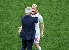 Faza pe care toți am ratat-o! Moment genial pe Arena Națională: ce făcea Xhaka când elvețienii sărbătorea cu galeria