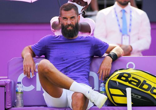 Benoit Paire (32 de ani, locul 46 ATP) s-a dat în spectacol, iarăși, la Wimbledon, foto: Imago