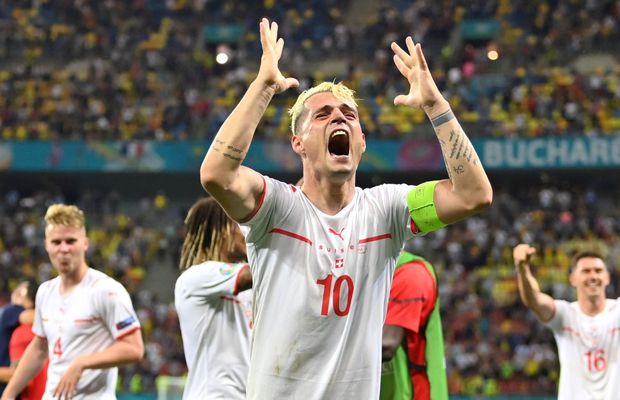 Faza pe care toți am ratat-o! Moment genial pe Arena Națională: ce făcea Xhaka în timp ce colegii sărbătoreau cu galeria