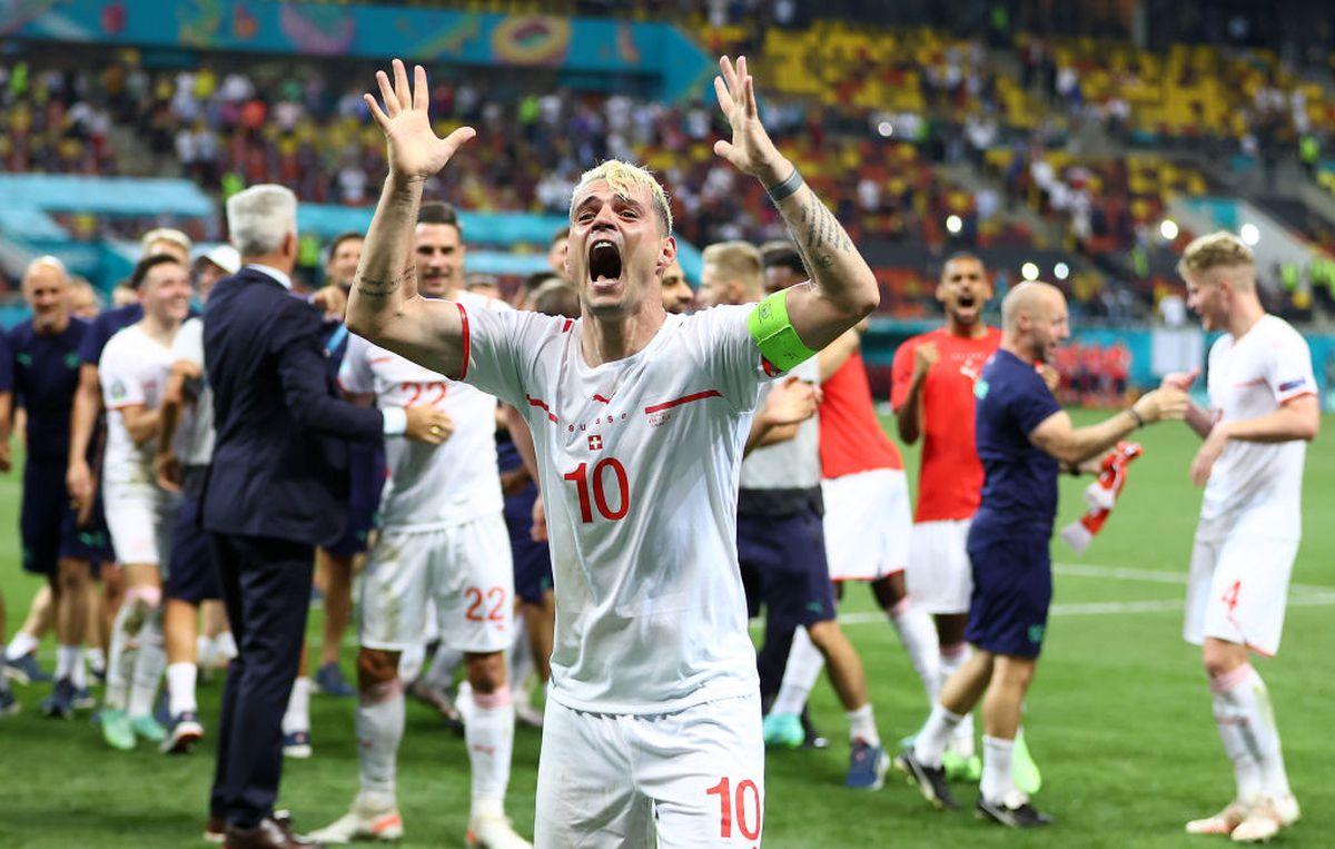 Faza pe care toți am ratat-o! Moment genial pe Arena Națională: ce făcea Xhaka în timp ce colegii sărbătoreau cu galeria