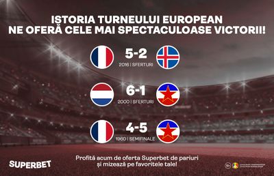 Peste 60 de ani de istorie a EuroGolurilor! Vezi meciurile care au intrat în istoria fotbalului european!