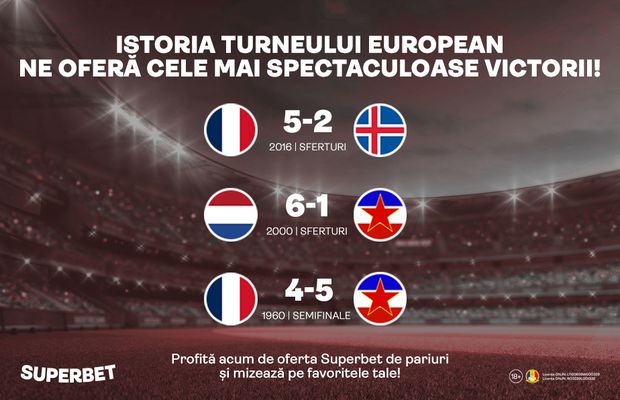 Peste 60 de ani de istorie a EuroGolurilor! Vezi meciurile care au intrat în istoria fotbalului european!