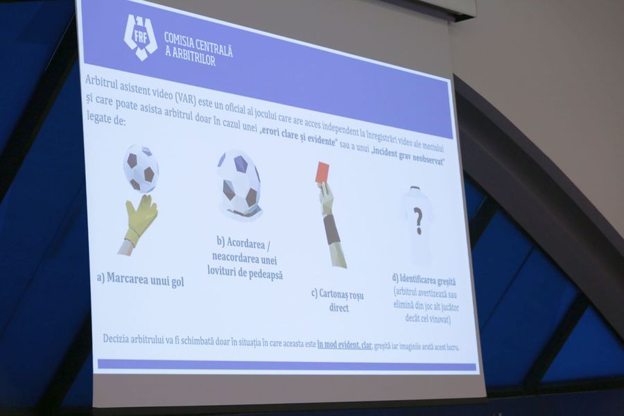 Lecție deschisă VAR în redacția GSP » Când decide „centralul” și când decide exclusiv arbitrul VAR + Situație specială la penalty