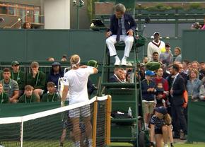 Moment incredibil la Wimbledon » A pierdut meciul din cauza sancțiunii arbitrului: „Nu știam că o să-mi ia punct pentru asta”