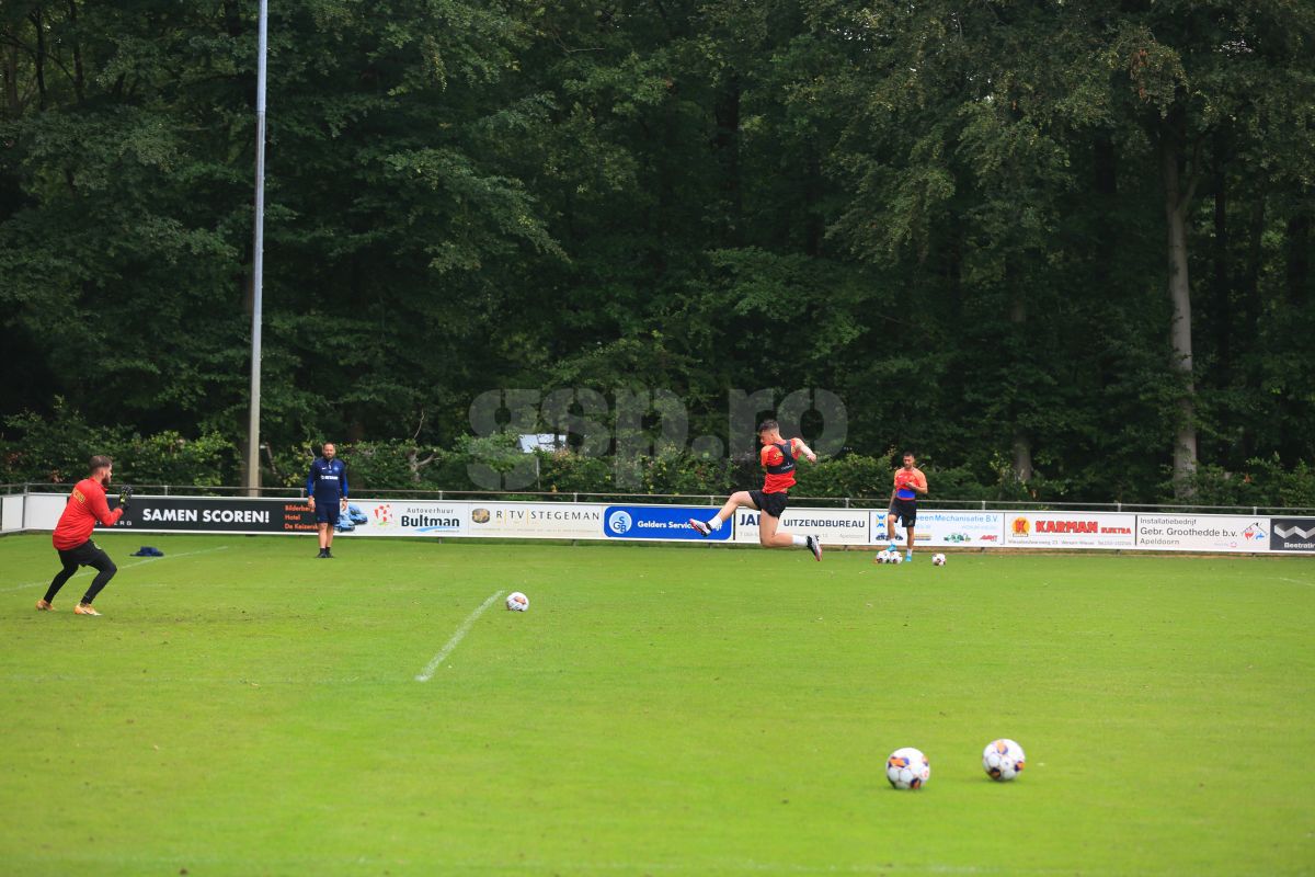 FCSB, on fire! Fotbalistul care a fost în rol de Gladiator și a jucat plin de sânge la un antrenament cu scântei!