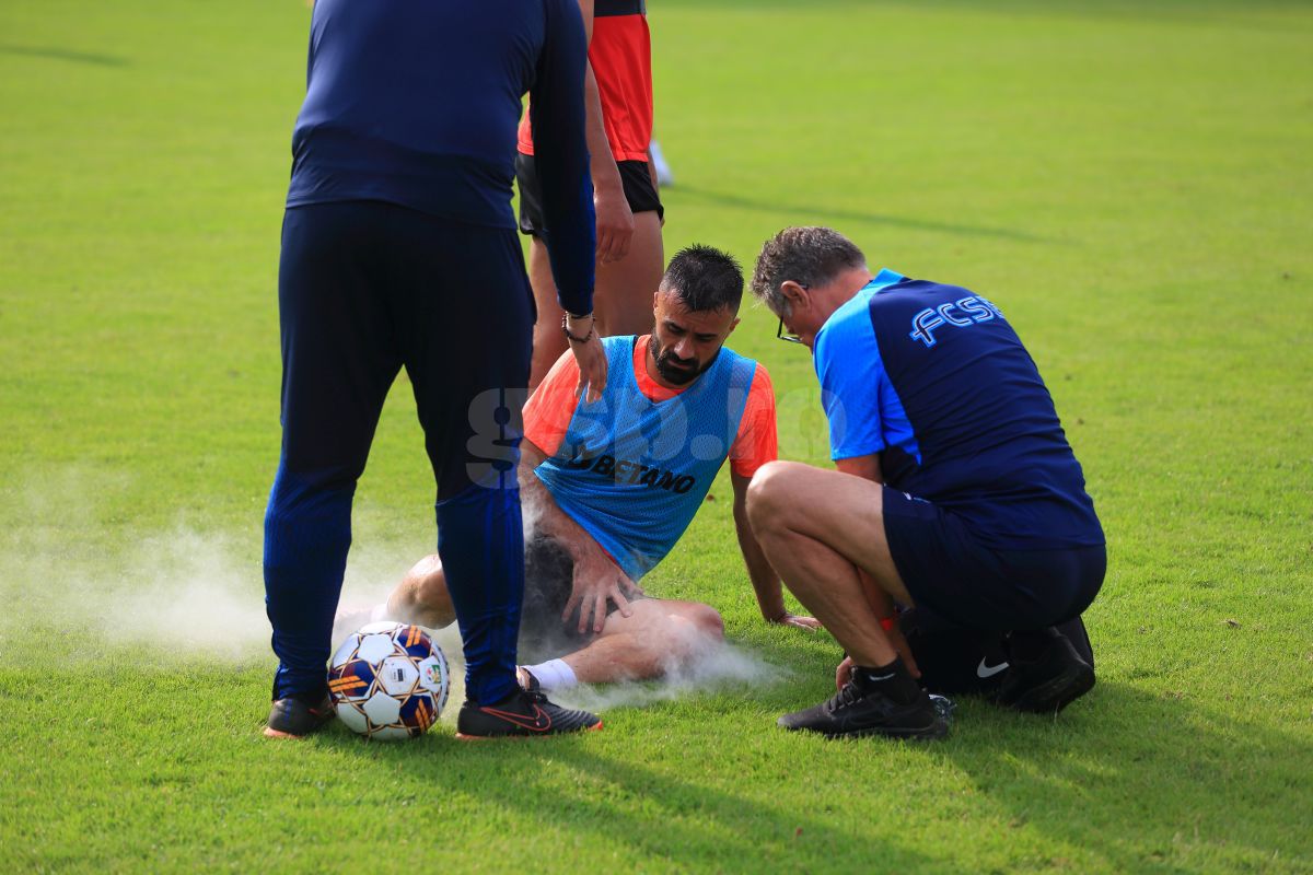 FCSB e on fire! Ovidiu Popescu a sângerat, a jucat, a marcat