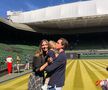 Maria Sharapova și familia sa pe Terenul Central FOTO Maria Sharapova Instagram