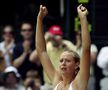 Maria Sharapova la finalul meciului cu Serena Williams FOTO Guliver/GettyImages