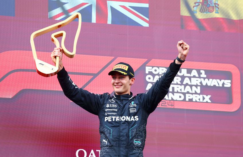 George Russell, victorios în Marele Premiu al Austriei 2024 Foto: Guliver/GettyImages