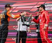 Oscar Piastri și Carlos Sainz ciocnind pe podium - Marele Premiu al Austriei 2024 Foto: Imago