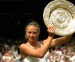 Maria Sharapova și trofeul cucerit la 17 ani  FOTO Guliver/GettyImages