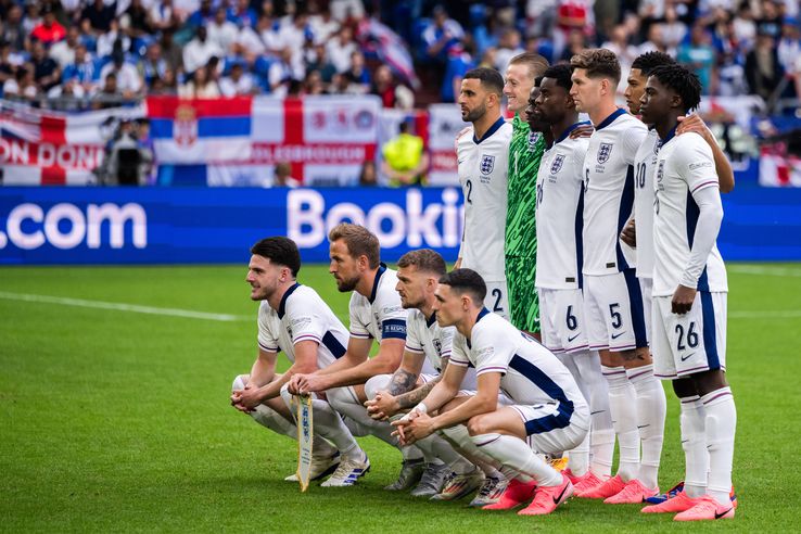 Echipa de start a Angliei pentru meciul Anglia - Slovacia / Foto: Imago Images