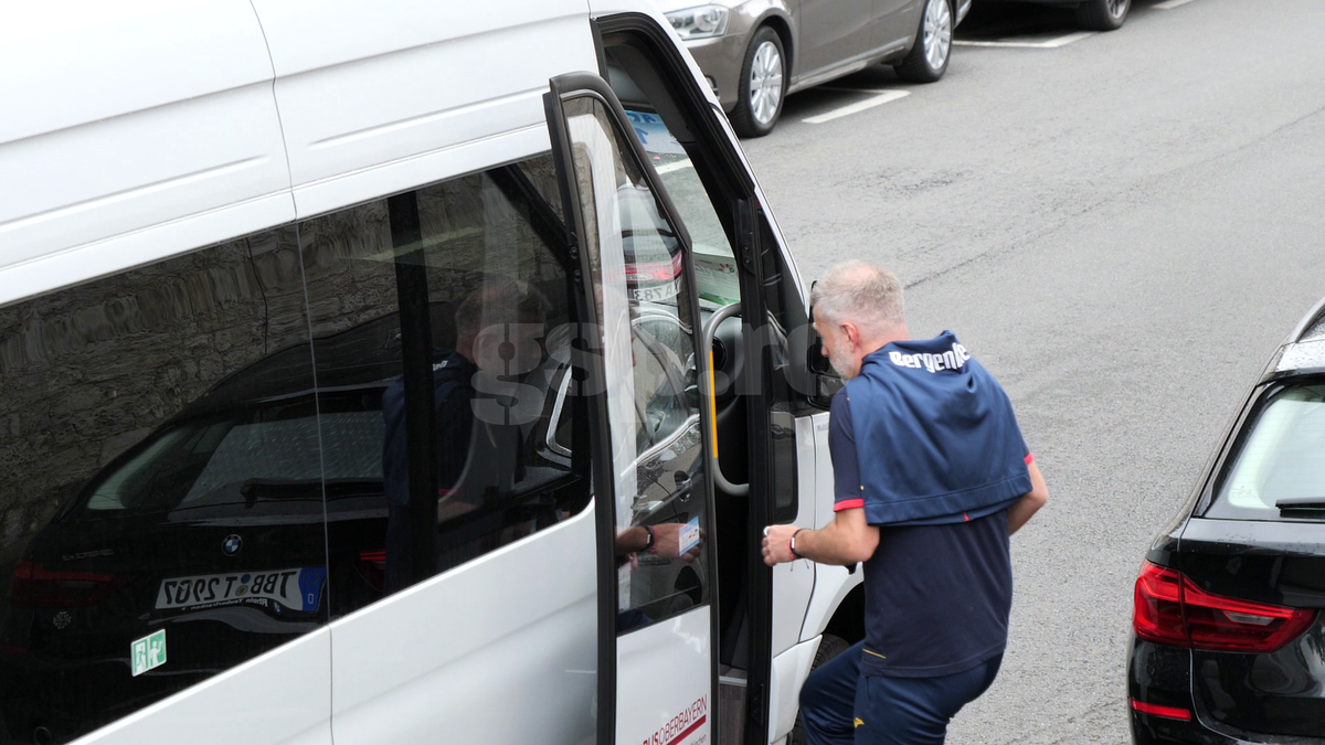 Stafful echipei nationale la biserica in Wurzburg