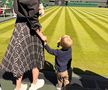 Maria Sharapova și fiul său pe Terenul Central la Wimbledon 2024 FOTO Maria Sharapova Instagram
