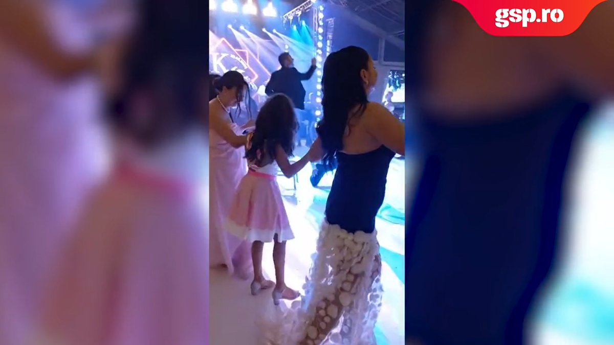 Imagini tari de la petrecere » Kira, Thomas și Ianis s-au dat în spectacol pe ringul de dans + ce a conținut meniul
