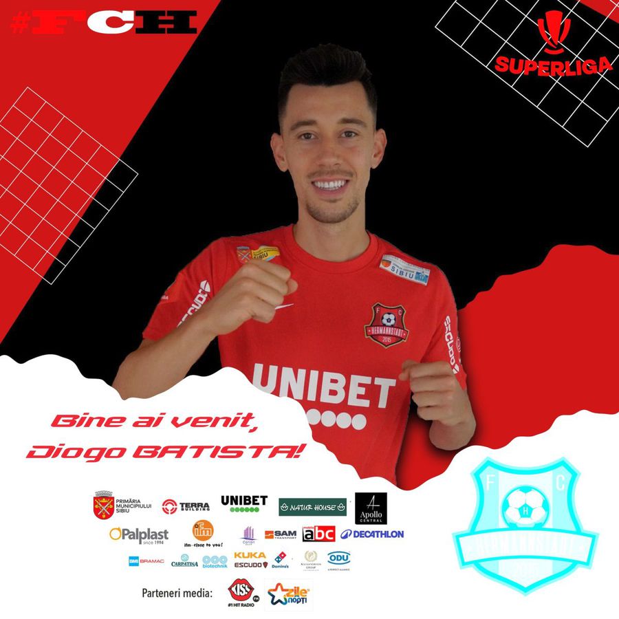 Jucătorul crescut la Benfica și Sporting a fost prezentat oficial în Liga 1