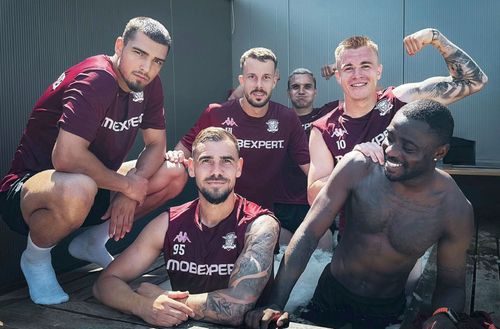 Claudiu Petrila, Elvir Koljic, Jakub Hromada, Cristi Manea, Christopher Braun / Foto: FC Rapid