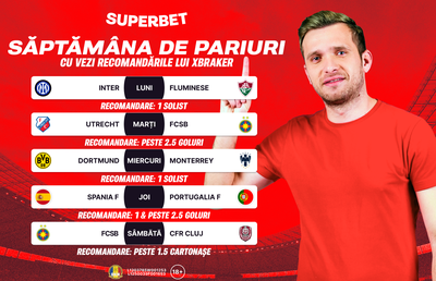 Supersăptămâna de pariuri cu Xbraker: găsește-ți inspirația!