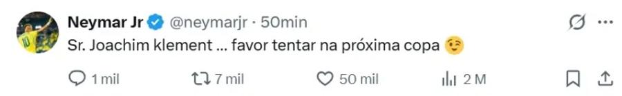 Neymar reglează conturi cu un matematician: „Încearcă la următorul Campionat Mondial”