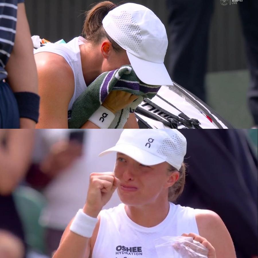 Iga Swiatek, în lacrimi după un debut cu emoții la Wimbledon