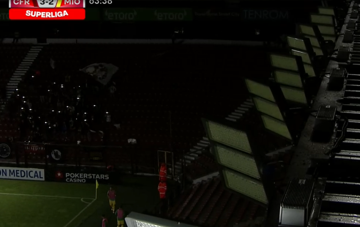 A căzut nocturna la CFR Cluj - CS Mioveni