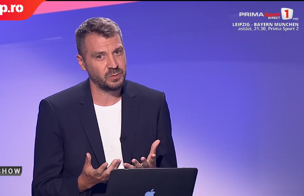 Emisiunea „Fotbal Show”, moderată de jurnalistul GSP Costin Ștucan, pe Prima Sport, analizează Voluntari - UTA și CFR - Mioveni