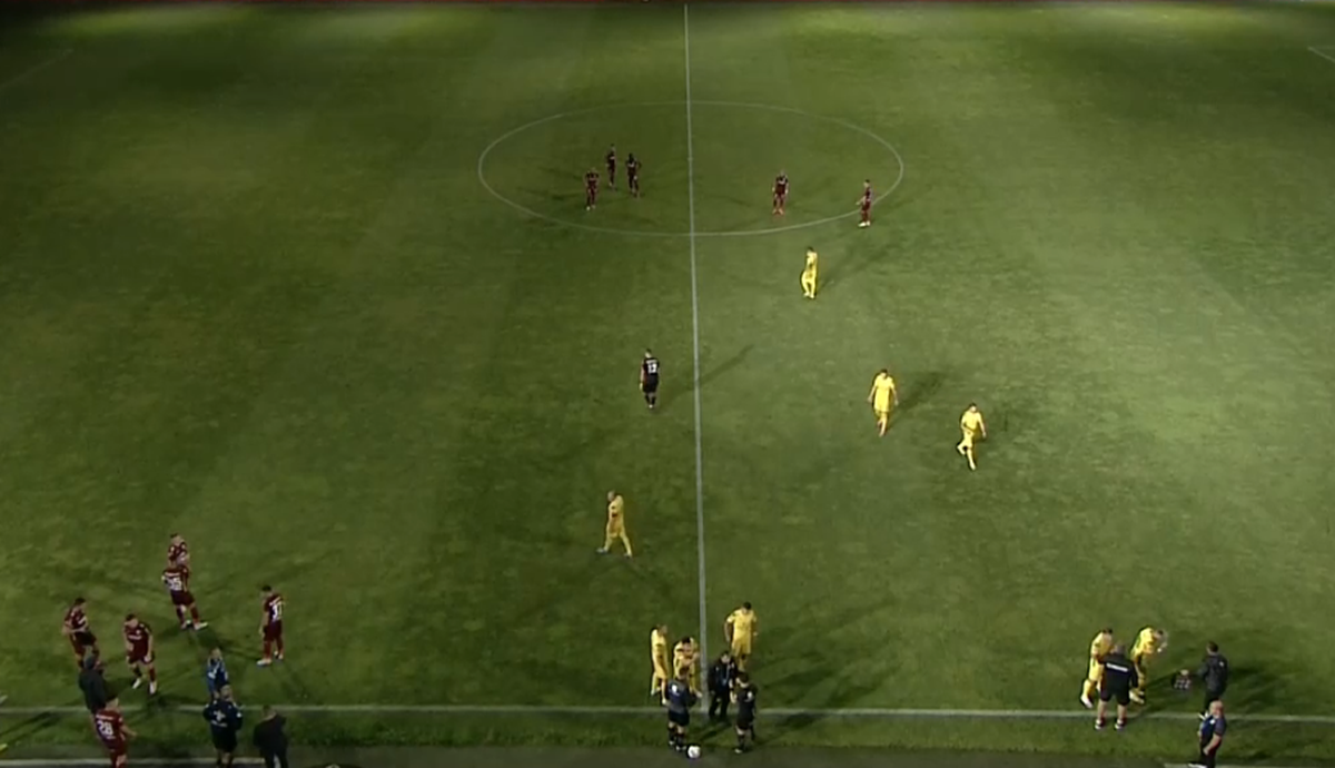 A căzut nocturna la CFR Cluj - CS Mioveni