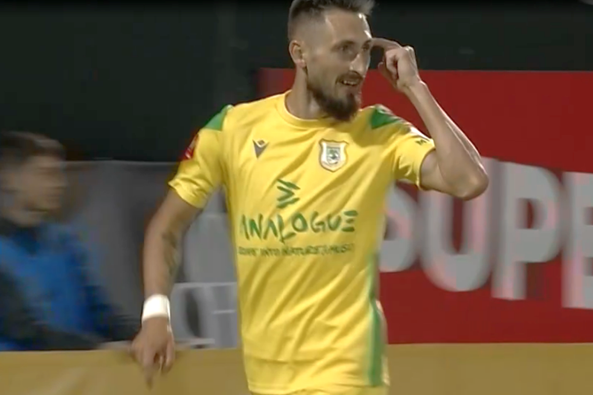Mihai Bordeianu, gafă uluitoare în CFR - Mioveni » Mijlocașul lui Petrescu, „assist” pentru un adversar