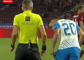 Arbitrii au dormit în Gruia! Penalty-ul evident de la CFR - Craiova pe care Petrescu și Chivulete NU l-au văzut