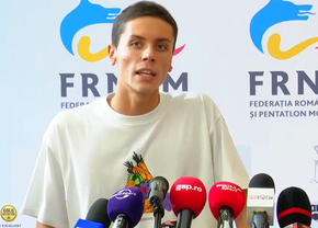 David Popovici a revenit în România » Discurs excepțional: „Îmi pare rău dacă vă așteptați la altceva. Aș vrea să închei cu un citat al lui Earl Nightingale”
