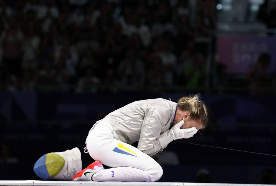 Scrimera Olga Kharlan a obținut medalia de bronz, prima a Ucrainei la Jocurile Olimpice / Sursă foto: Imago Images Rusia a lansat un atac devastator asupra Kievului » Sportiva ucraineană taxează un gest făcut de compatrioții ei pe străzile Capitalei: „De rahat!”