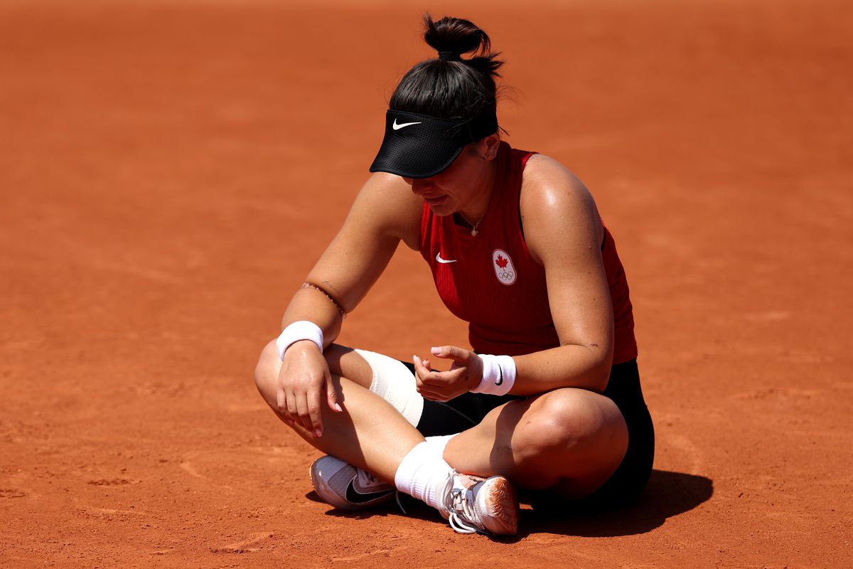 Bianca Andreescu, în lacrimi după accidentarea de la Jocurile Olimpice