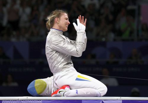Sabrera Olga Kharlan a obținut medalia de bronz, prima a Ucrainei la Jocurile Olimpice de la Paris 2024 / Sursă foto: Imago Images