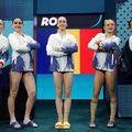 Echipa feminină de gimnastică artistică a României s-a clasat pe locul 7 / Sursă foto: Facebook@ Federația Română de Gimnastică