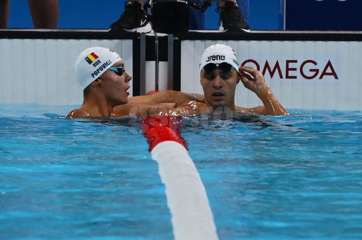 David Popovici, calificare în semifinala probei de 100 metri liber de la Jocurile Olimpice / FOTO: Raed Krishan (GSP.ro)