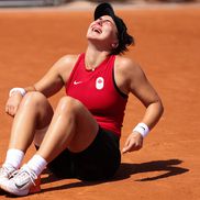 Bianca Andreescu, în lacrimi după accidentarea de la Jocurile Olimpice, foto: Getty Images