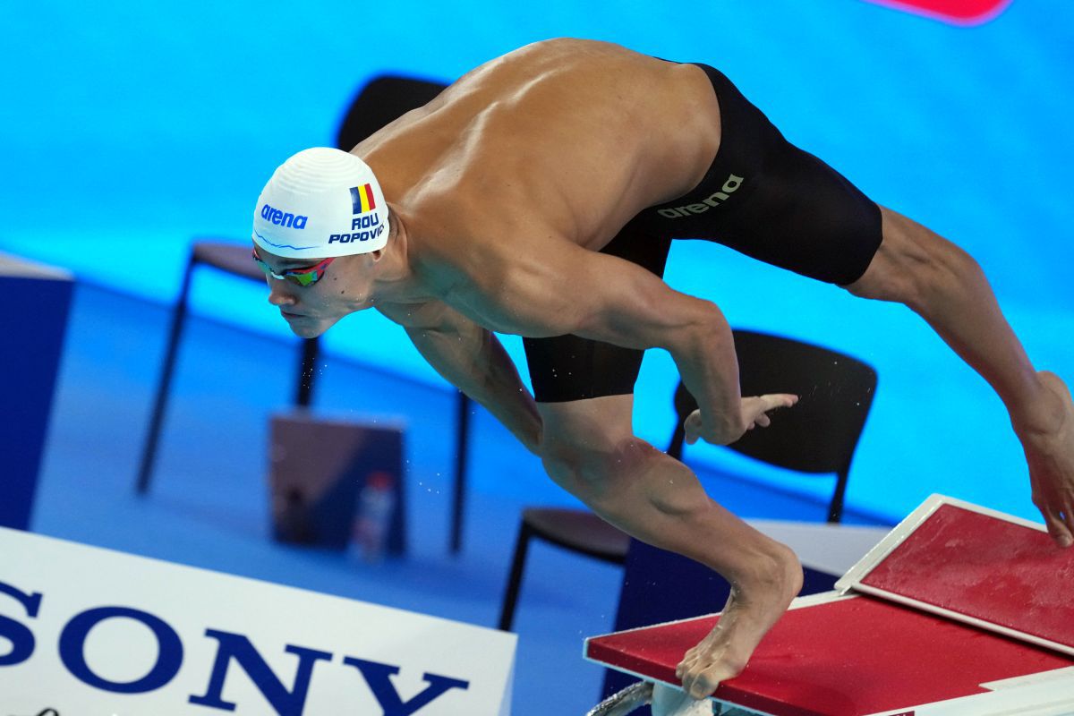 Au apărut cotele la pariuri pentru finala lui David Popovici la 100 metri liber