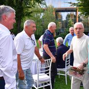 Mircea Lucescu și-a serbat ziua de naștere împreună cu aproape 50 de fotbaliști alături de care a colaborat în carieră. Foto: Cristi Preda (GSP.RO)