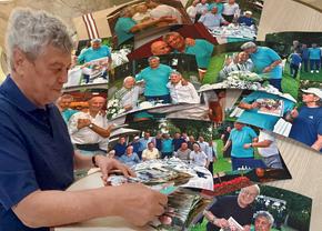Mircea Lucescu, emoționat când a primit din partea GSP fotografiile de la petrecerea specială de ziua lui: „Uite, George, câte poze frumoase!”