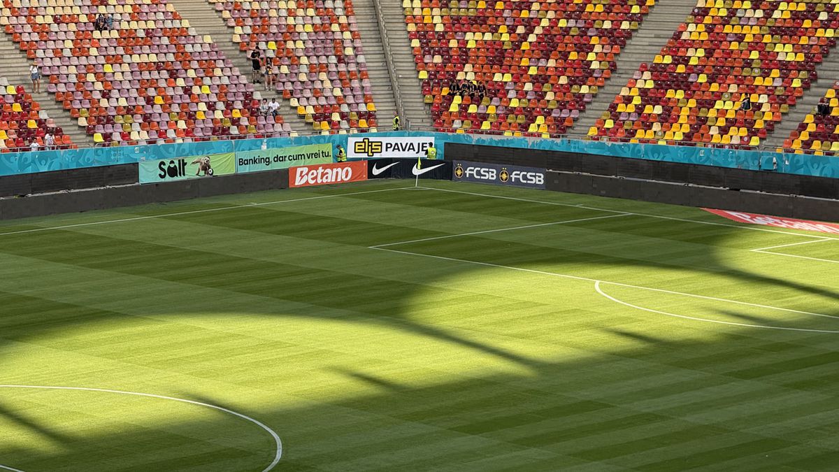 FCSB - Shkendija se joacă pe un gazon impecabil! Imagini de la Arena Națională, înaintea meciului capital de calificare