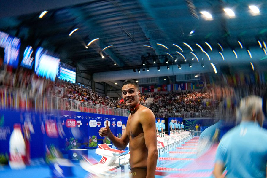 David Popovici, prima reacție după calificarea în finala de la 100 m: „Nu știam de Pan Zhanle... Am vrut doar să mă calific, dar mi-am depășit așteptările”