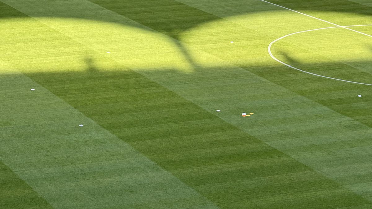 FCSB - Shkendija se joacă pe un gazon impecabil! Imagini de la Arena Națională, înaintea meciului capital de calificare