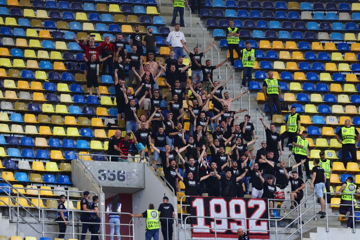 Suporterii lui Shkendija au ajuns la Arena Națională